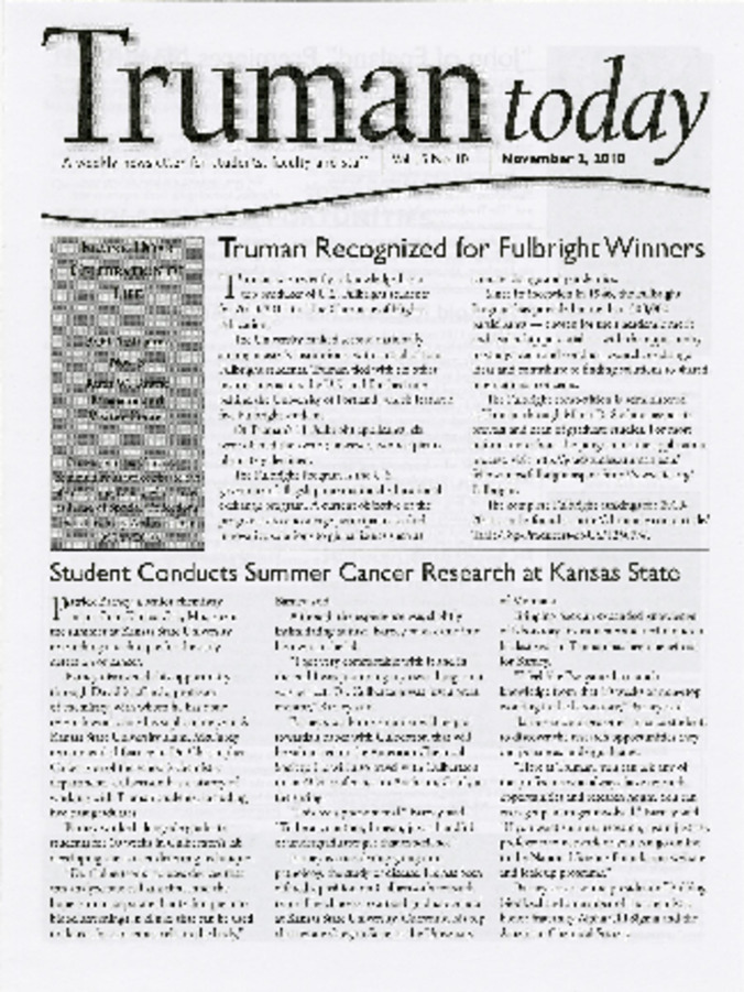 Truman Today, November 02, 2010