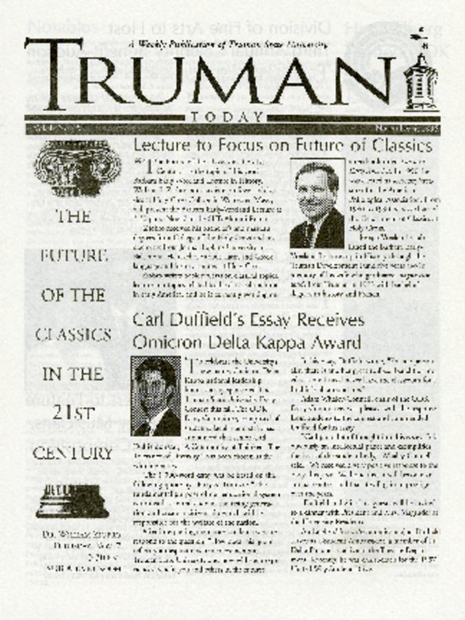 Truman Today, November 4, 1996