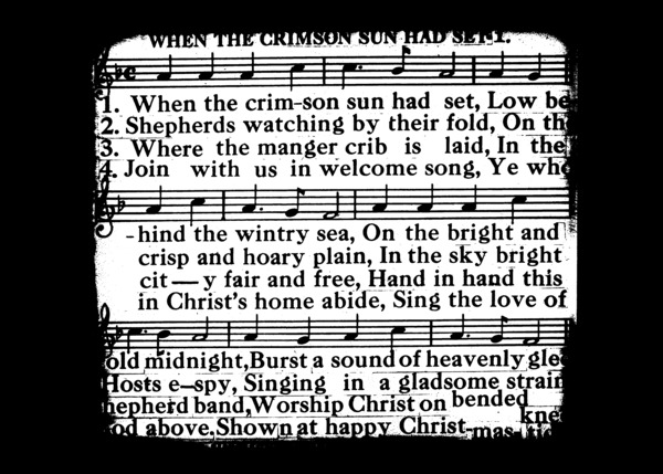 When the crimson sun had set