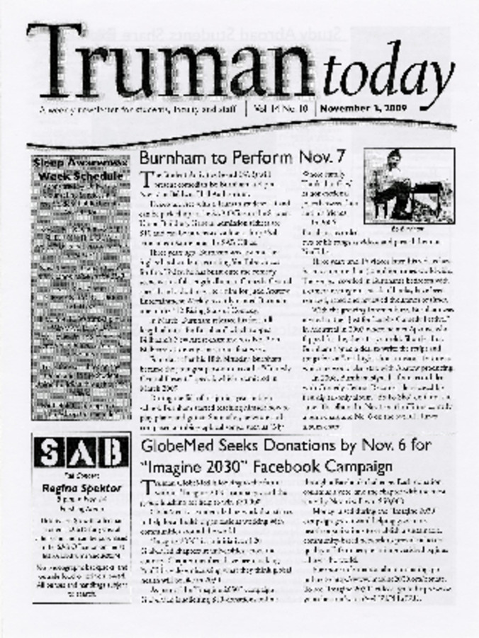 Truman Today, November 03, 2009