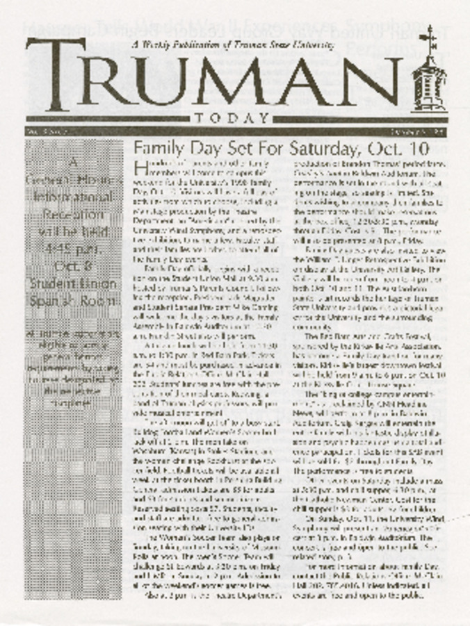 Truman Today, October 5, 1998